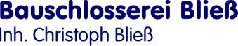Logo - Bauschlosserei Bließ aus Patzig/Rügen